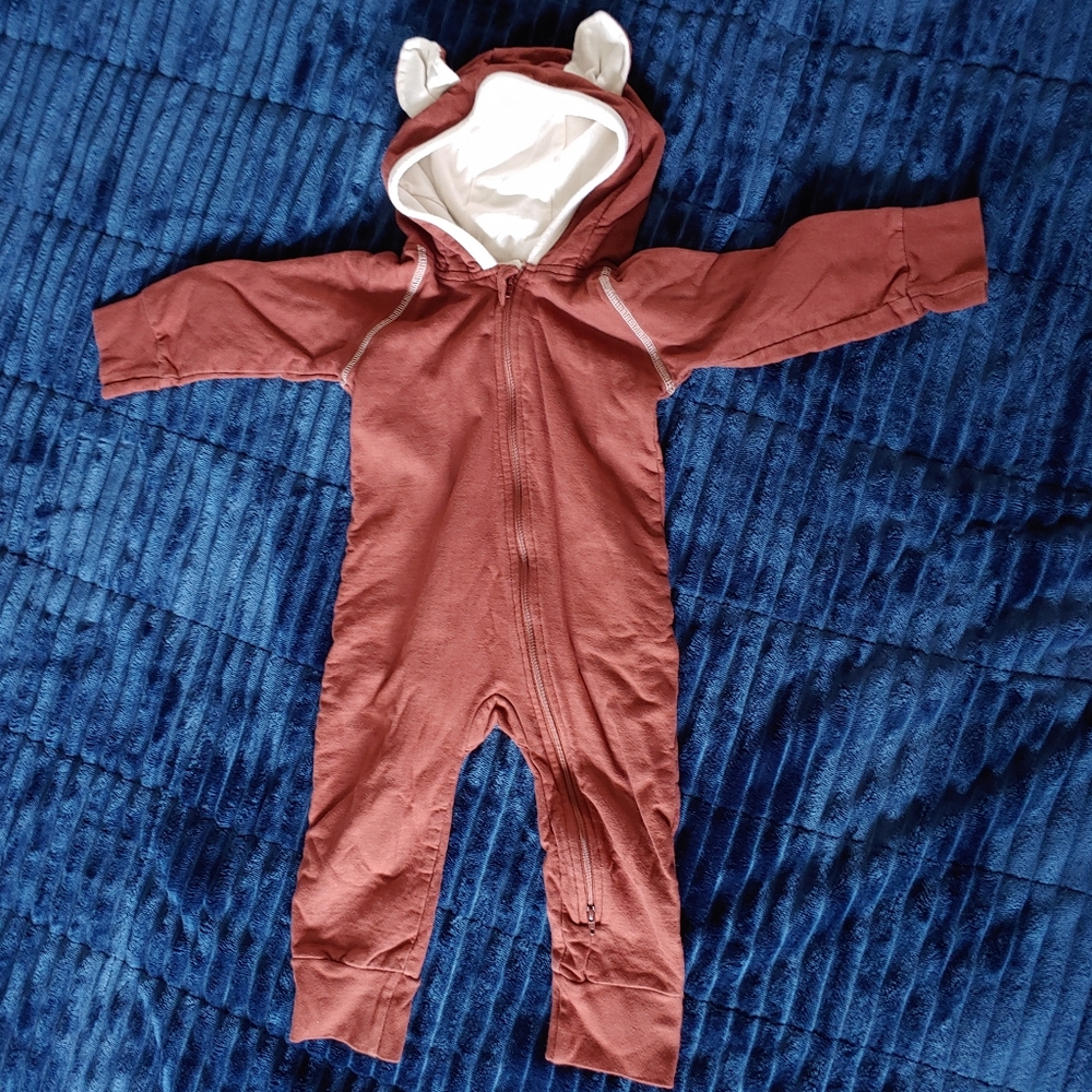 Cozy Brown Kids One Piece